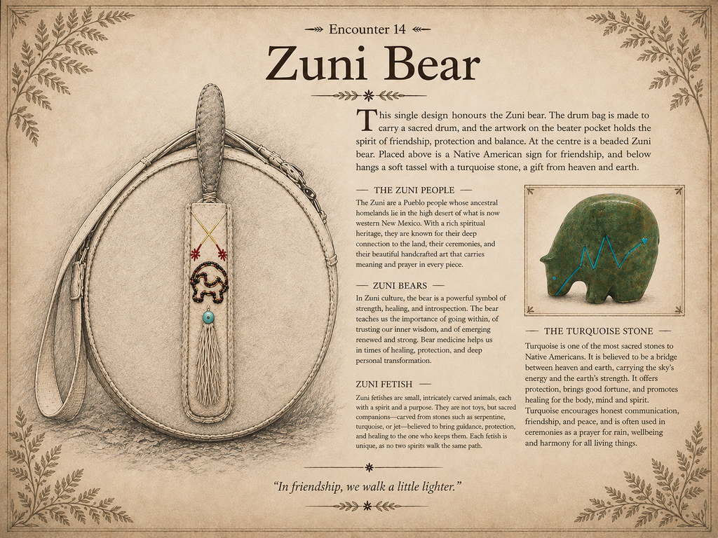 12-14 inch Bespoke, made-to-order, shamanic drum cover or shaman drum bag, entirely hand crafted from reclaimed beaver lamb fur coat for a perfectly cushioned sanctuary for you sacred instrument. Sustainable artisan craft.